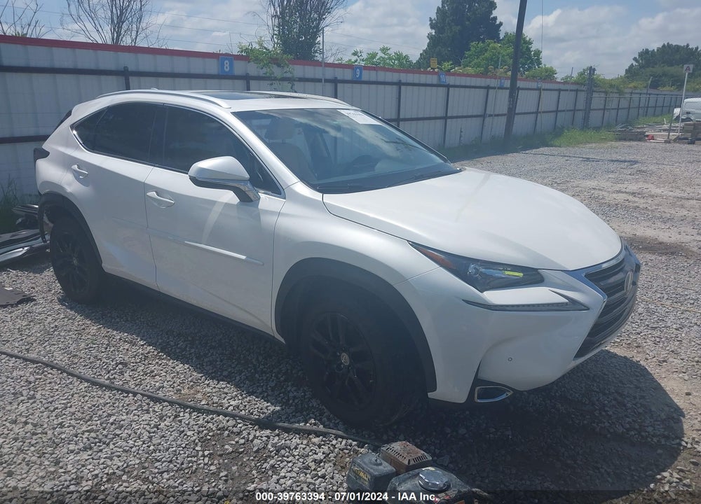 2016 LEXUS NX 200T VIN: JTJBARBZ2G2083142