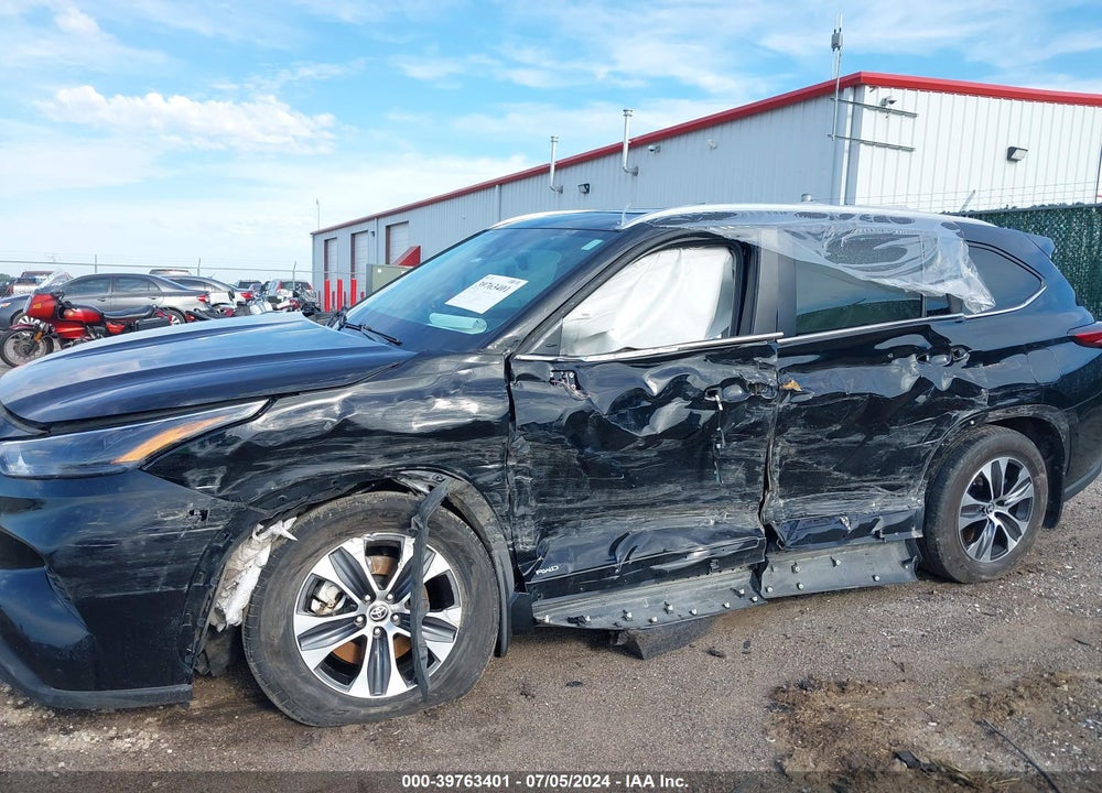 2023 TOYOTA HIGHLANDER HYBRID XLE VIN: 5TDKBRCH5PS576540