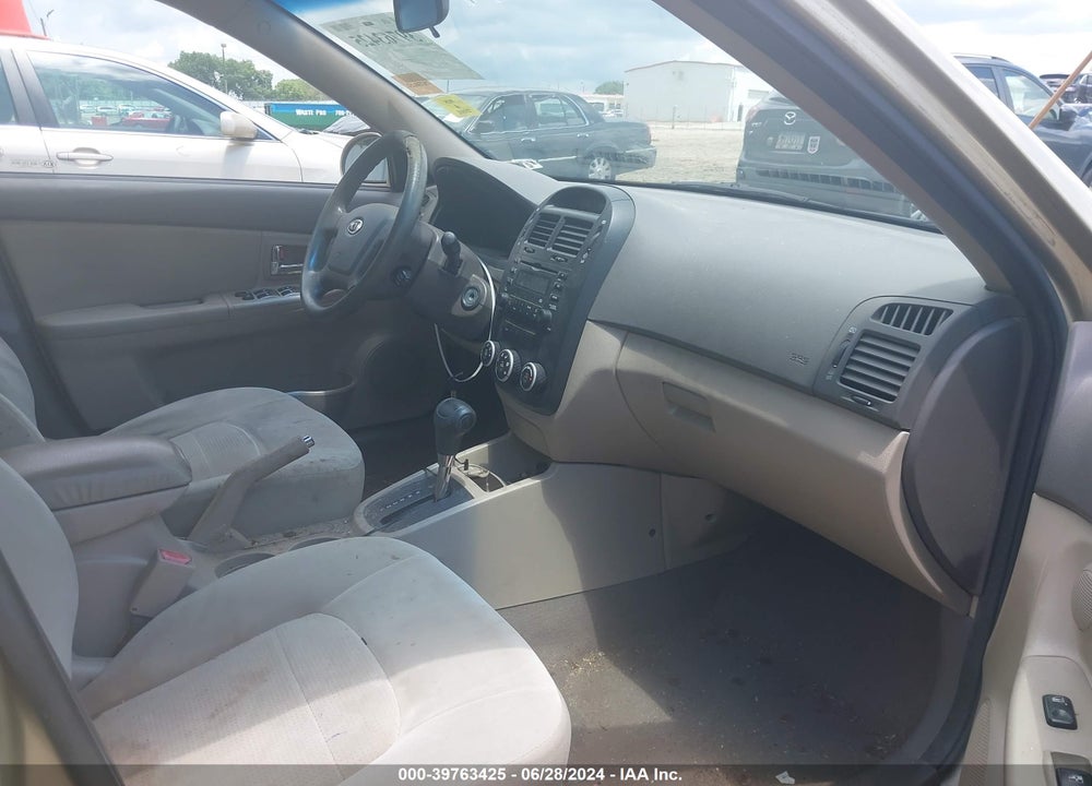 2009 KIA SPECTRA EX VIN: KNAFE221695650459