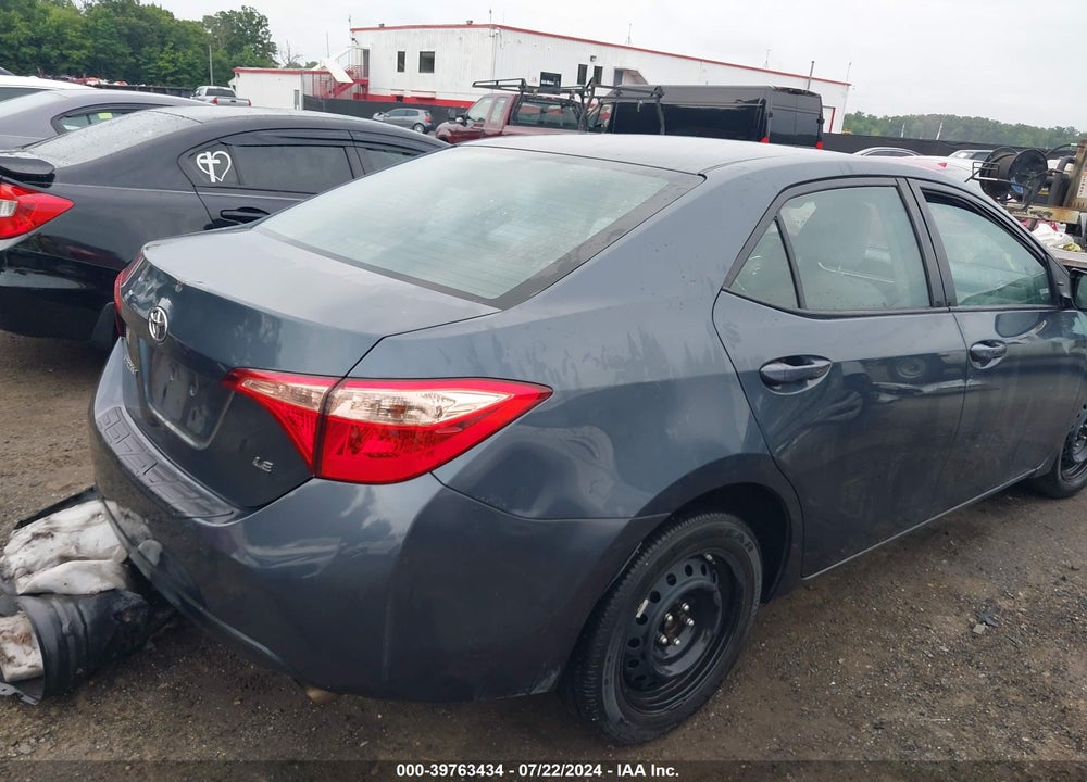 2017 TOYOTA COROLLA LE VIN: 2T1BURHE5HC902534