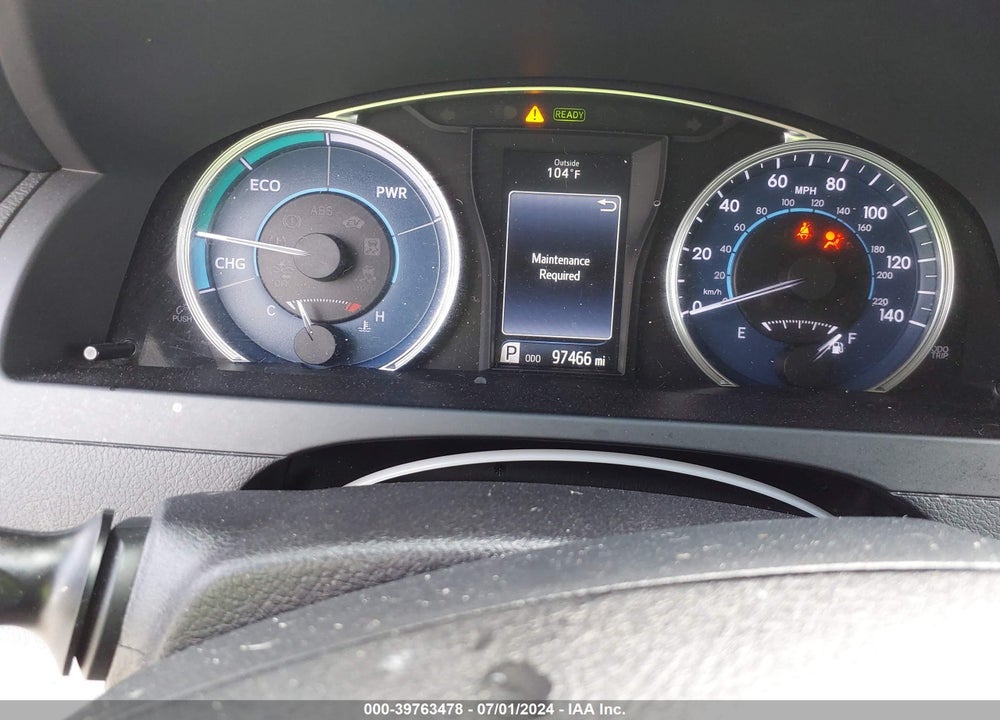 2015 TOYOTA CAMRY HYBRID XLE VIN: 4T1BD1FK2FU160048