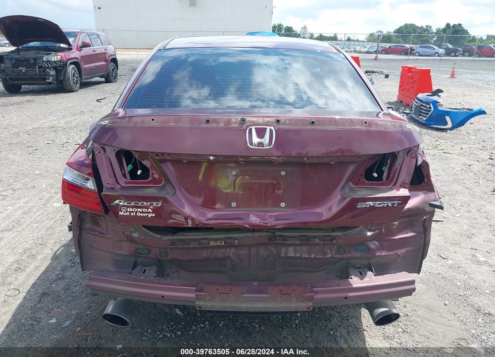 2017 HONDA ACCORD SPORT VIN: 1HGCR2F5XHA050350