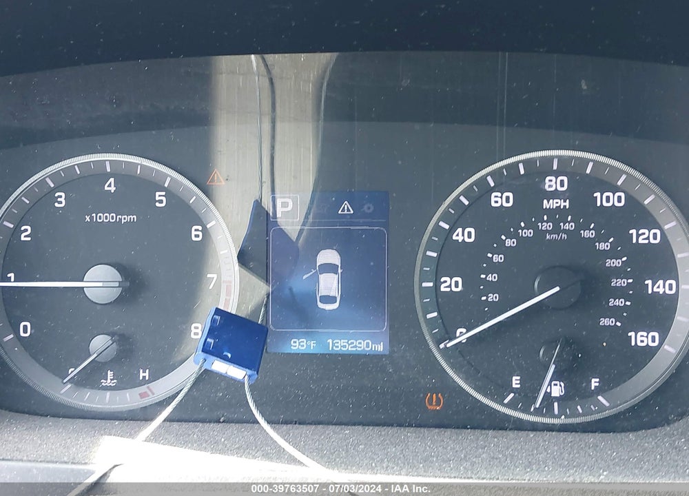 2015 HYUNDAI SONATA SE VIN: 5NPE24AF9FH021595
