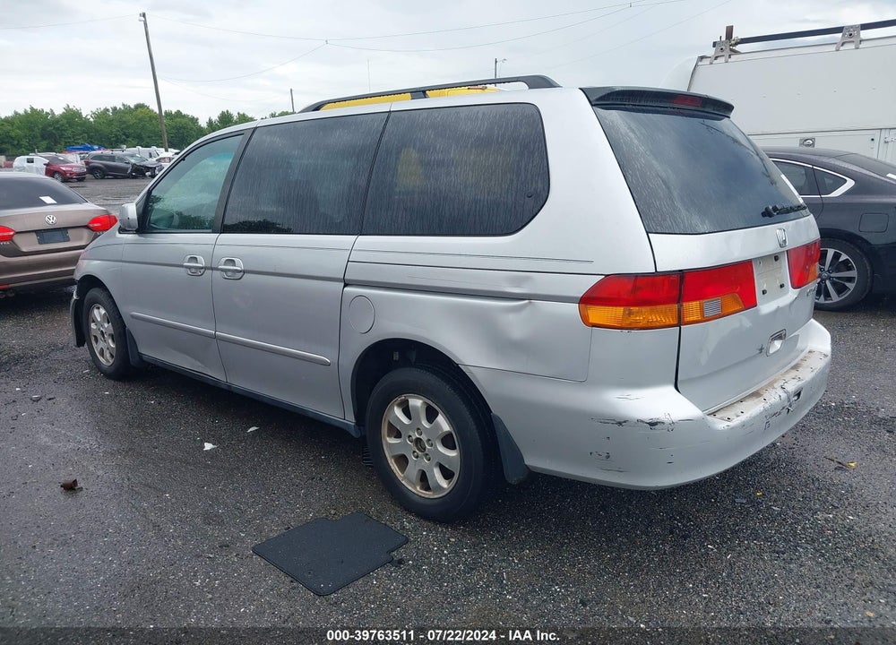 2002 HONDA ODYSSEY EX VIN: 5FNRL18622B018629