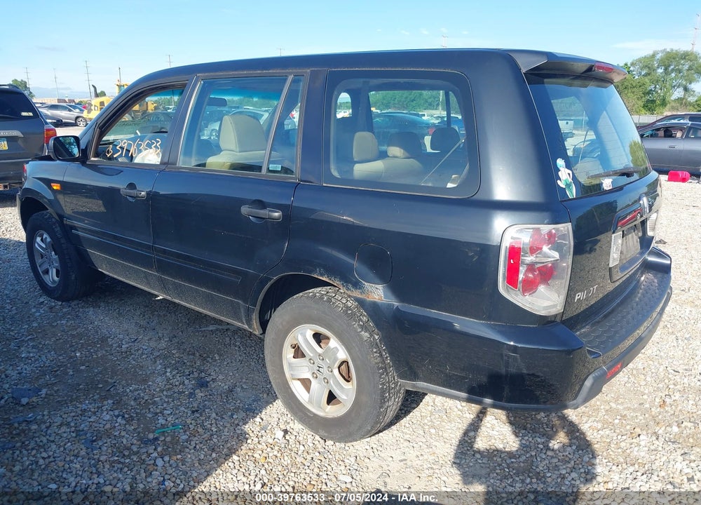 2006 HONDA PILOT LX VIN: 2HKYF18186H538557