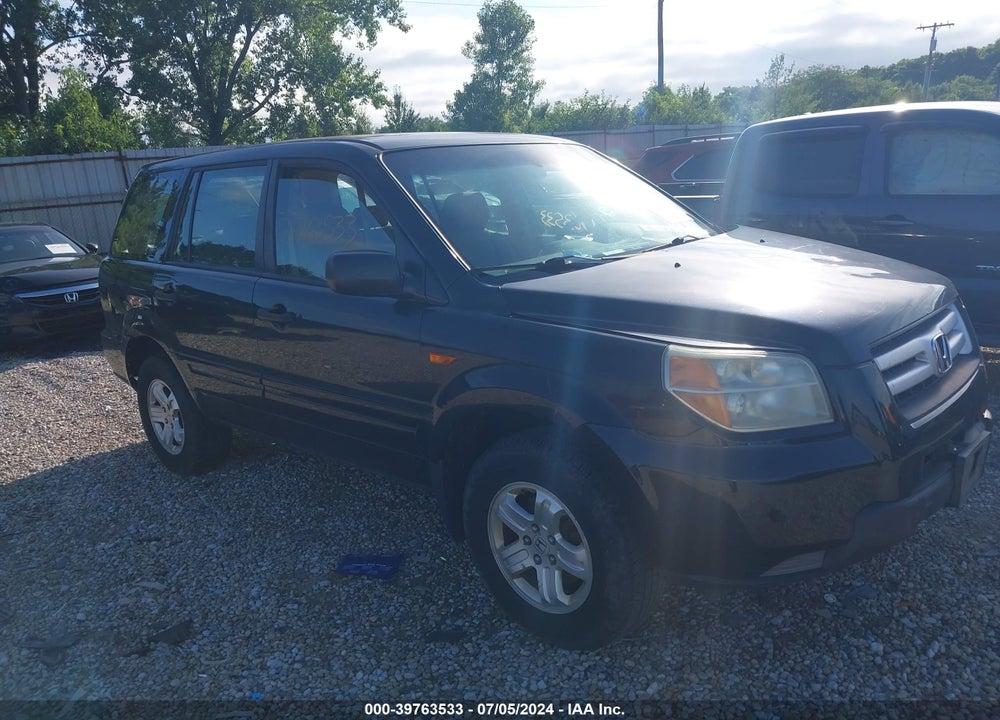 2006 HONDA PILOT LX VIN: 2HKYF18186H538557