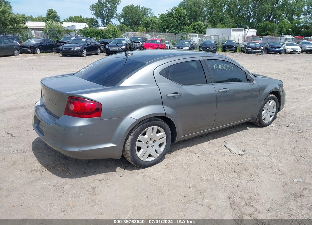 2012 DODGE AVENGER SE VIN: 1C3CDZAB1CN220264