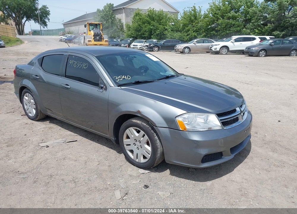 2012 DODGE AVENGER SE VIN: 1C3CDZAB1CN220264