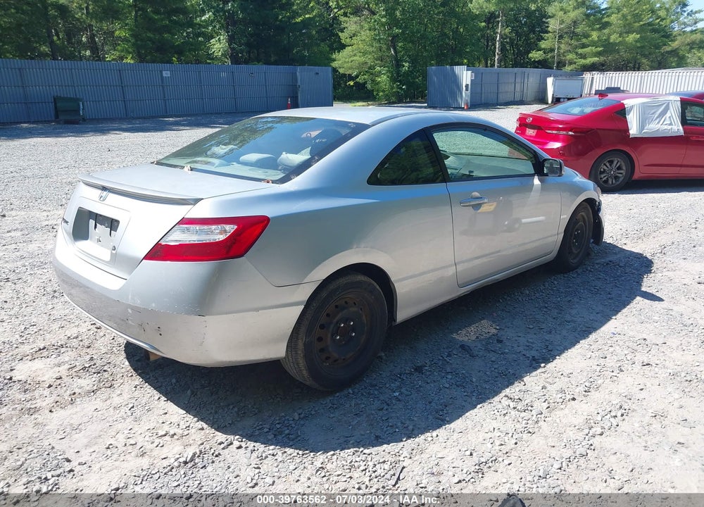 2008 HONDA CIVIC LX VIN: 2HGFG12678H554920