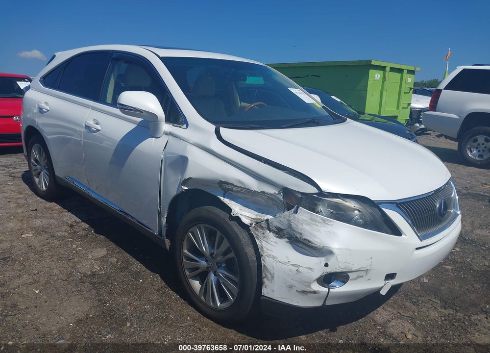 2012 LEXUS RX 450H VIN: JTJZB1BA5C2006332
