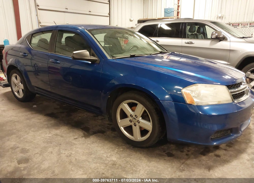 2013 DODGE AVENGER SE VIN: 1C3CDZAB7DN517685