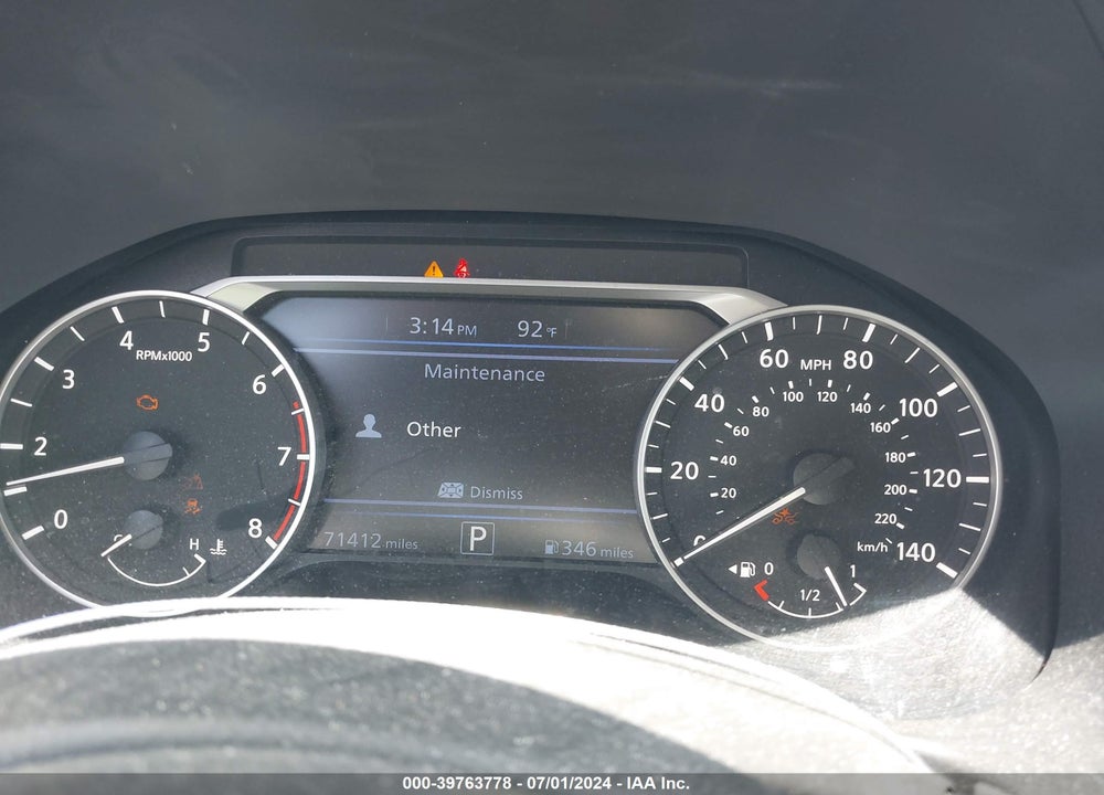 2021 NISSAN ALTIMA SV FWD VIN: 1N4BL4DVXMN366317