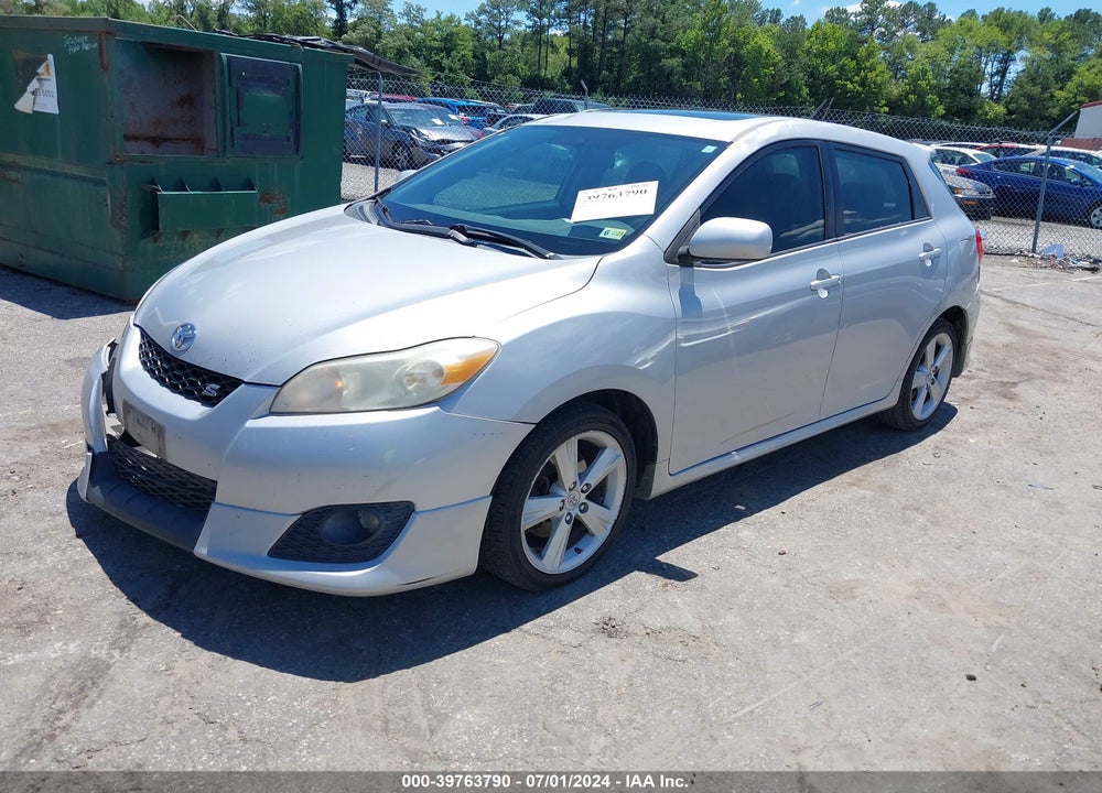 2009 TOYOTA MATRIX S VIN: 2T1KE40E29C016183