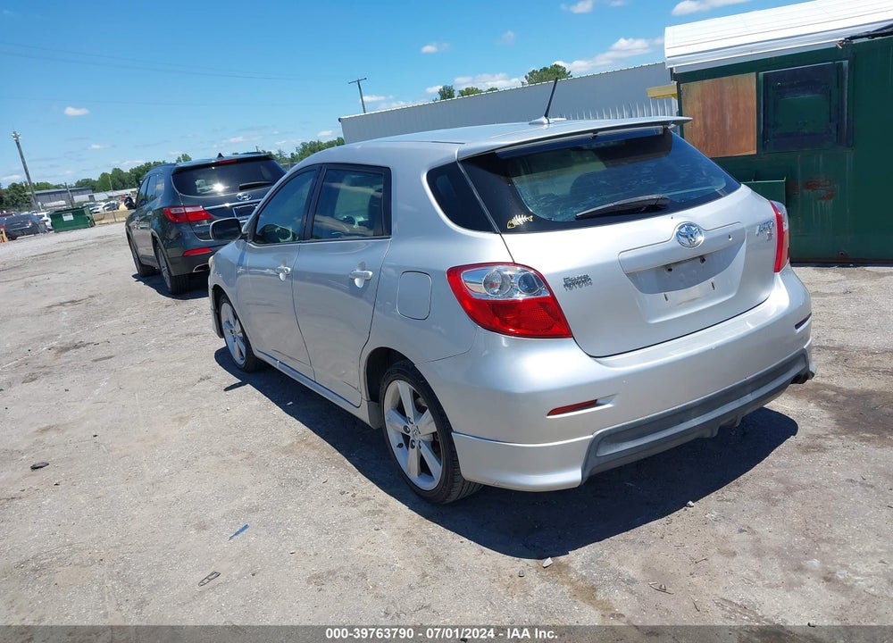 2009 TOYOTA MATRIX S VIN: 2T1KE40E29C016183