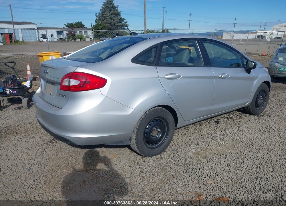 2012 FORD FIESTA S VIN: 3FADP4AJ9CM129566