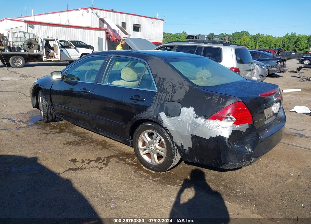 2007 HONDA ACCORD 2.4 SE VIN: 1HGCM56327A215319