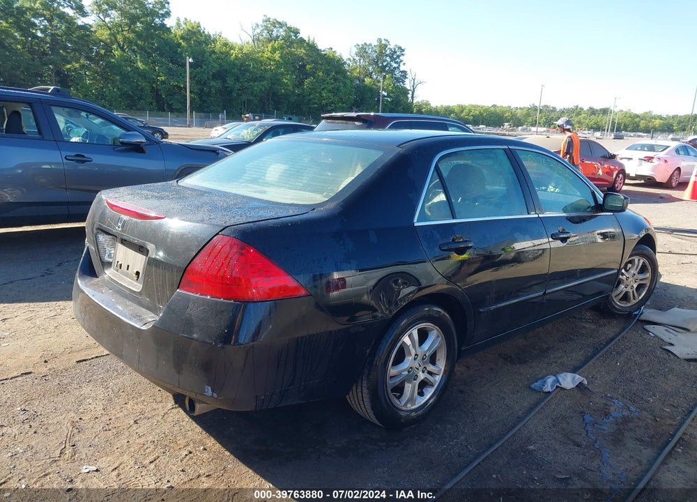 2007 HONDA ACCORD 2.4 SE VIN: 1HGCM56327A215319