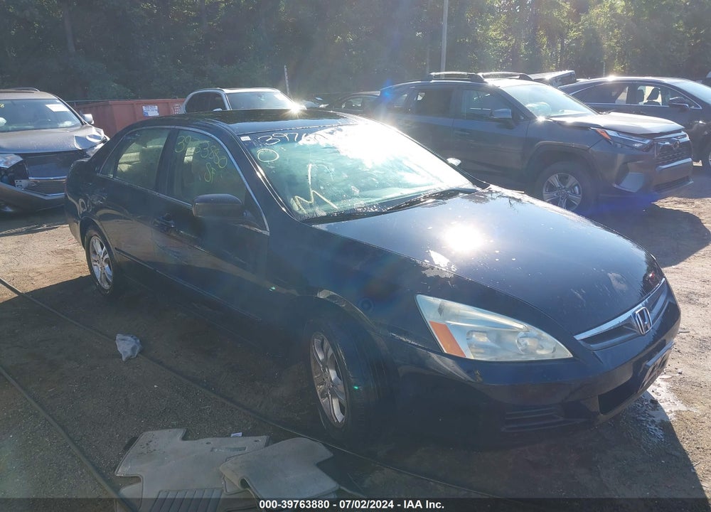 2007 HONDA ACCORD 2.4 SE VIN: 1HGCM56327A215319
