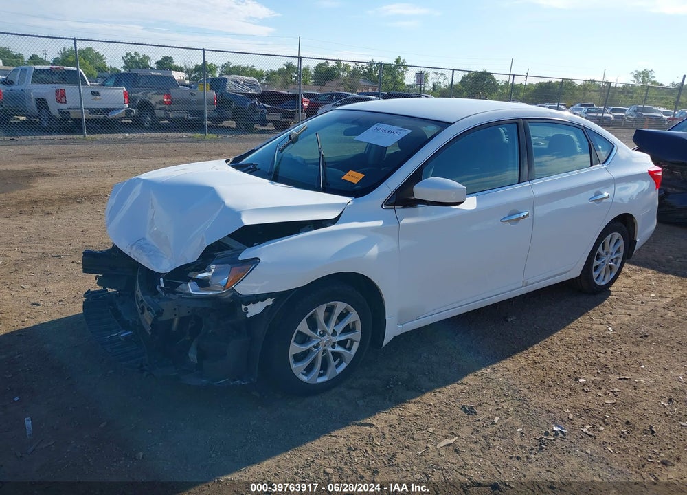 2018 NISSAN SENTRA SV VIN: 3N1AB7AP2JY295373