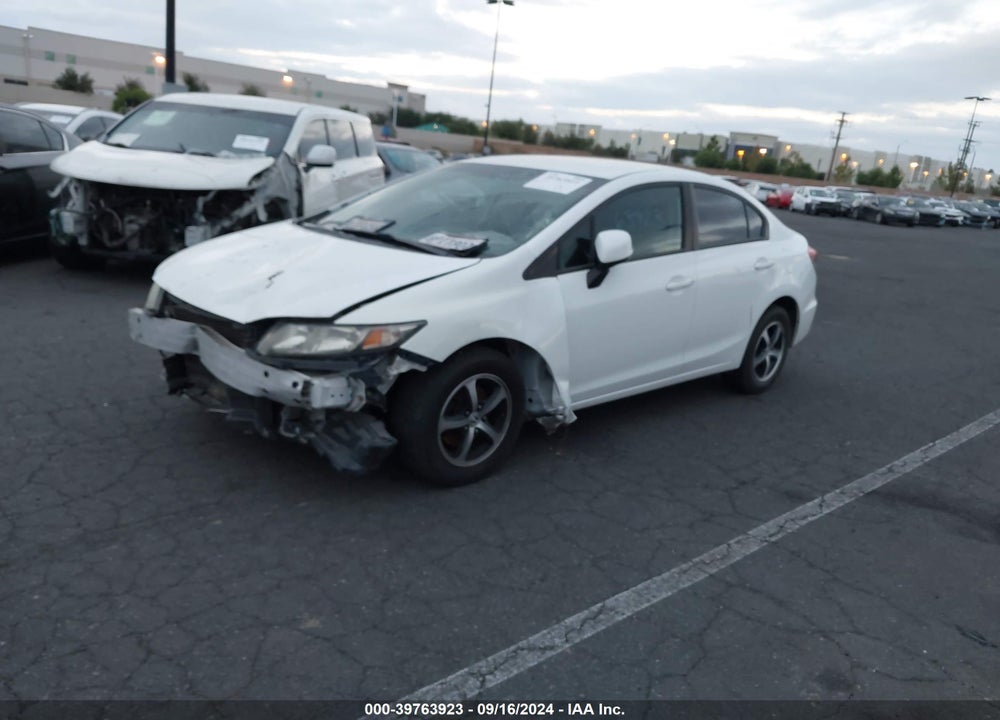 2013 HONDA CIVIC LX VIN: 19XFB2F51DE256762