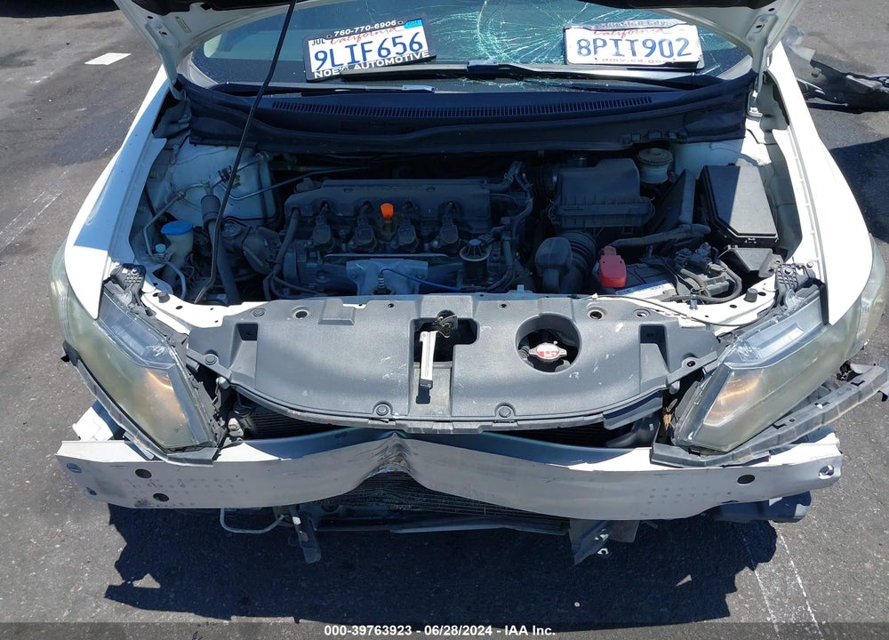 2013 HONDA CIVIC LX VIN: 19XFB2F51DE256762