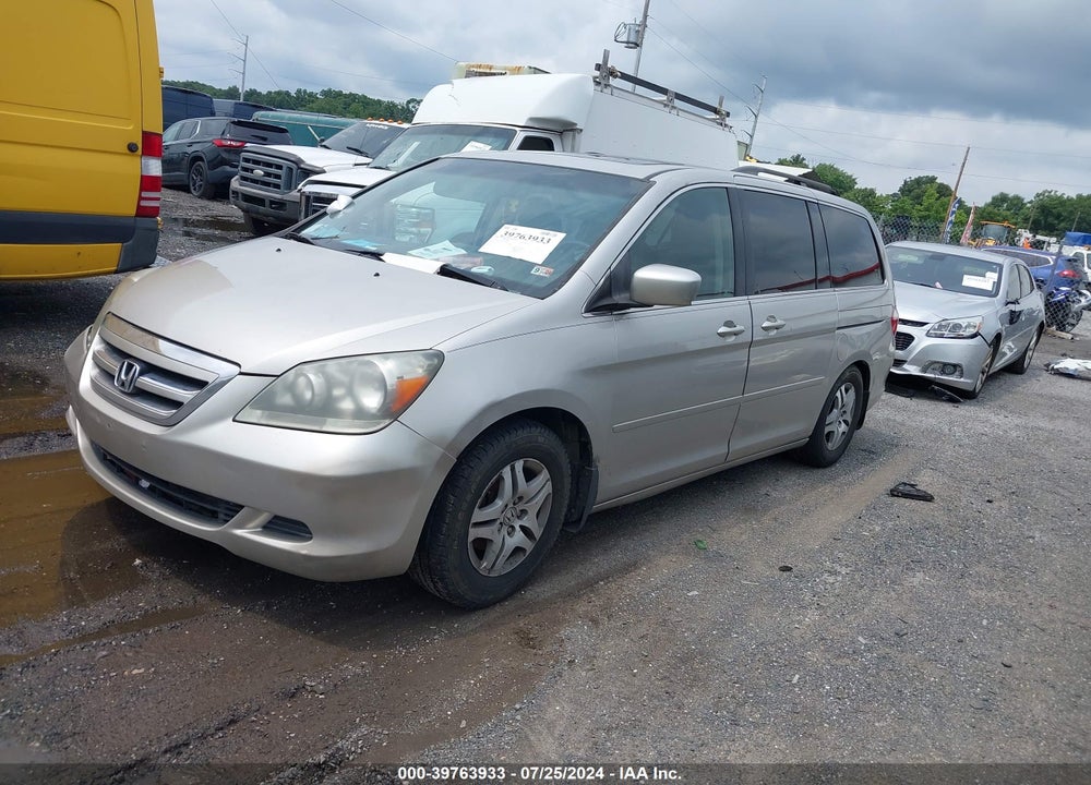 2007 HONDA ODYSSEY EX-L VIN: 5FNRL38767B400299
