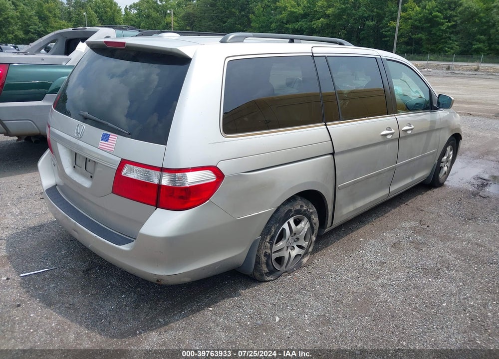2007 HONDA ODYSSEY EX-L VIN: 5FNRL38767B400299