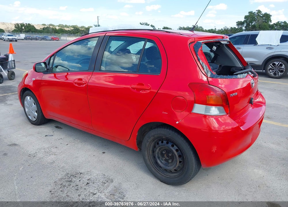 2009 TOYOTA YARIS VIN: JTDKT903495223172
