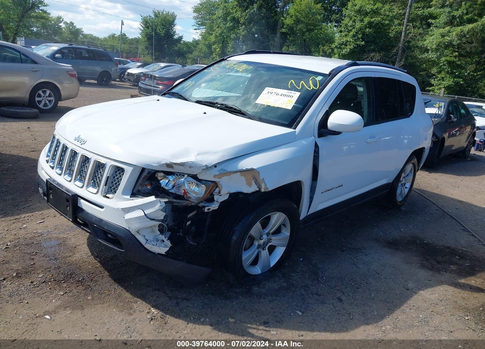 2017 JEEP COMPASS LATITUDE 4X4 VIN: 1C4NJDEB8HD108908