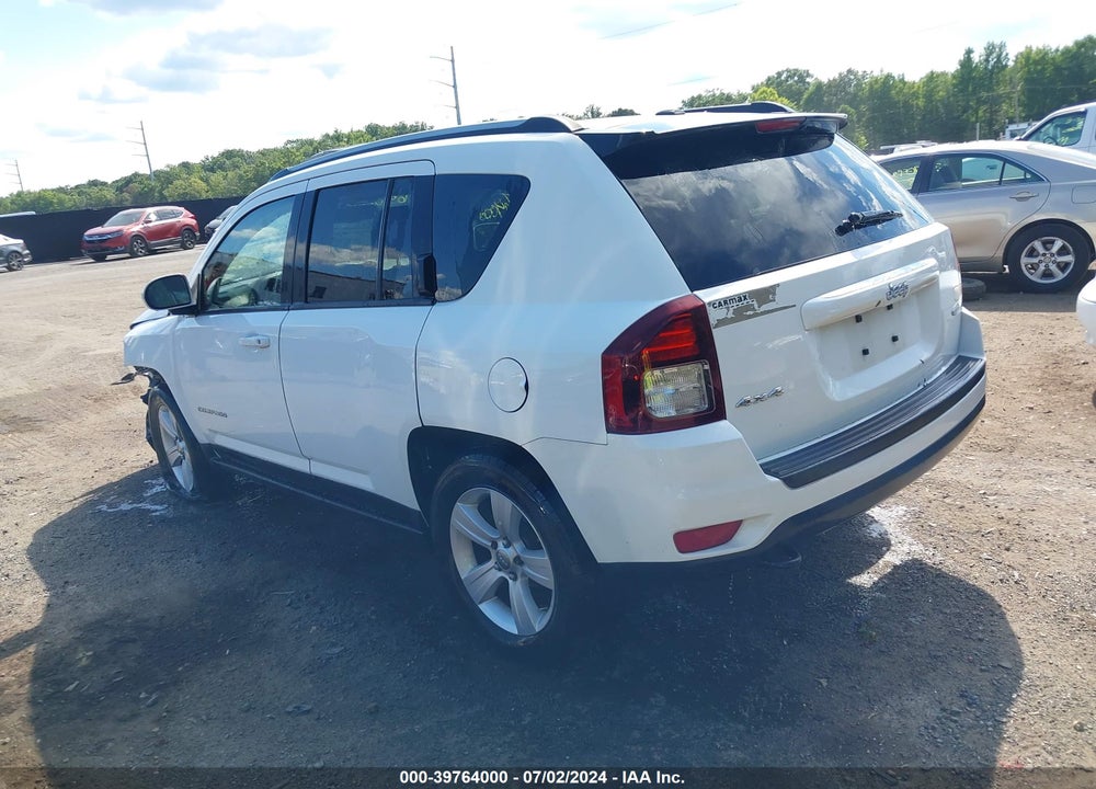 2017 JEEP COMPASS LATITUDE 4X4 VIN: 1C4NJDEB8HD108908