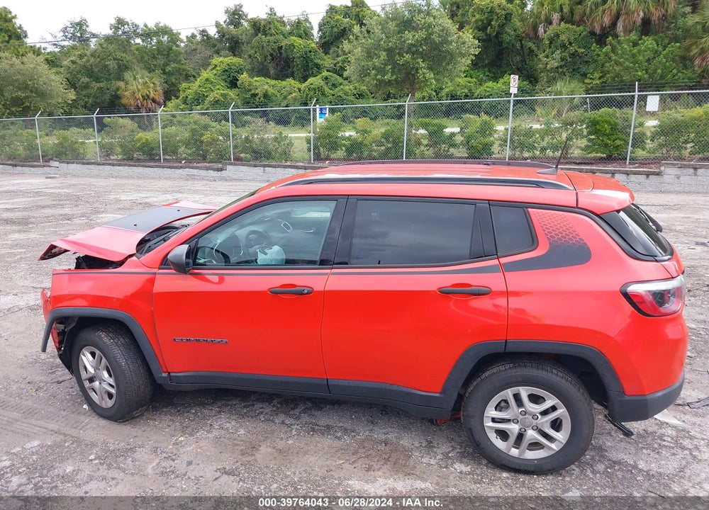 2018 JEEP COMPASS SPORT 4X4 VIN: 3C4NJDAB3JT131485