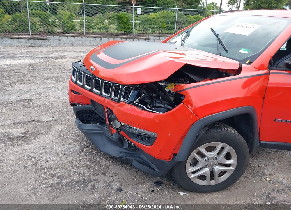 2018 JEEP COMPASS SPORT 4X4 VIN: 3C4NJDAB3JT131485