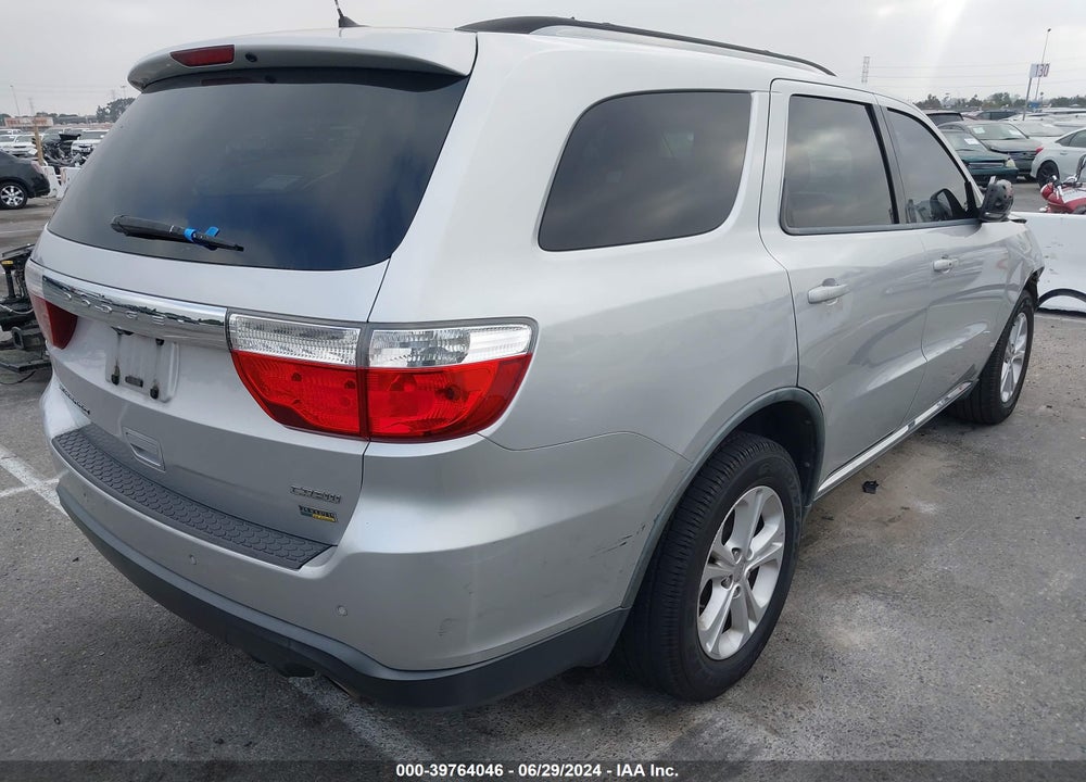 2011 DODGE DURANGO CREW VIN: 1D4RD4GG2BC729448