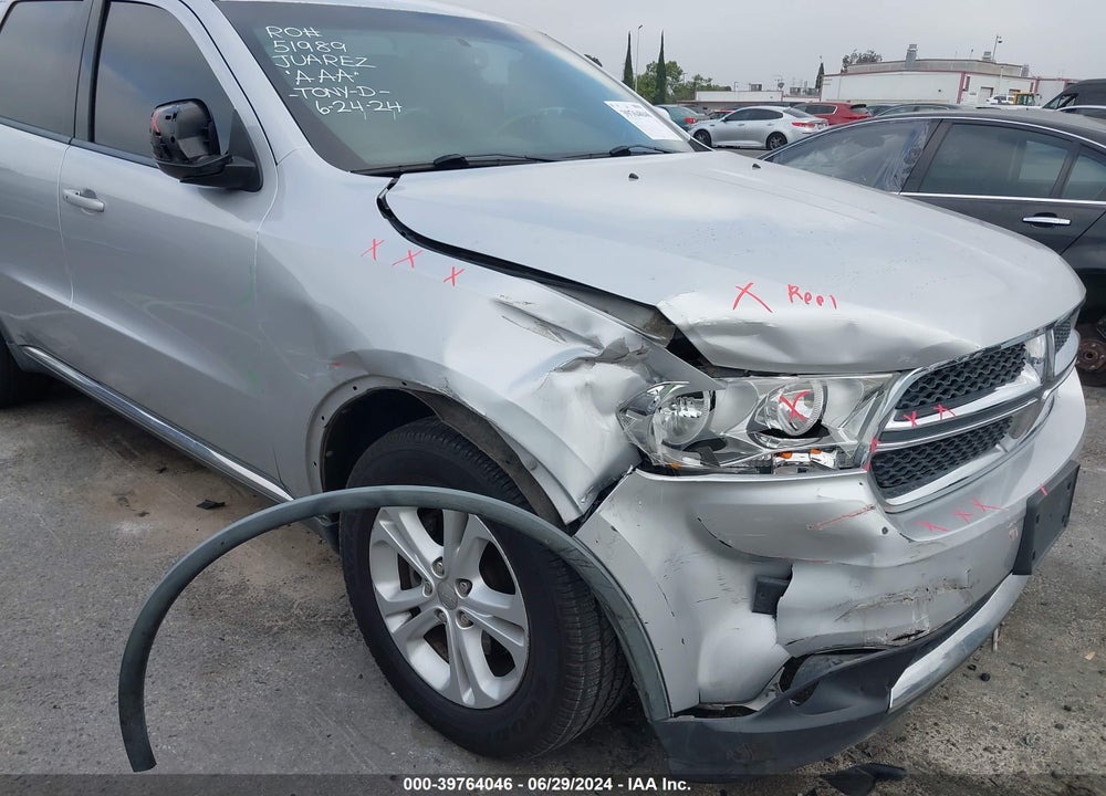 2011 DODGE DURANGO CREW VIN: 1D4RD4GG2BC729448
