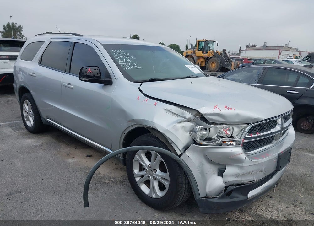 2011 DODGE DURANGO CREW VIN: 1D4RD4GG2BC729448