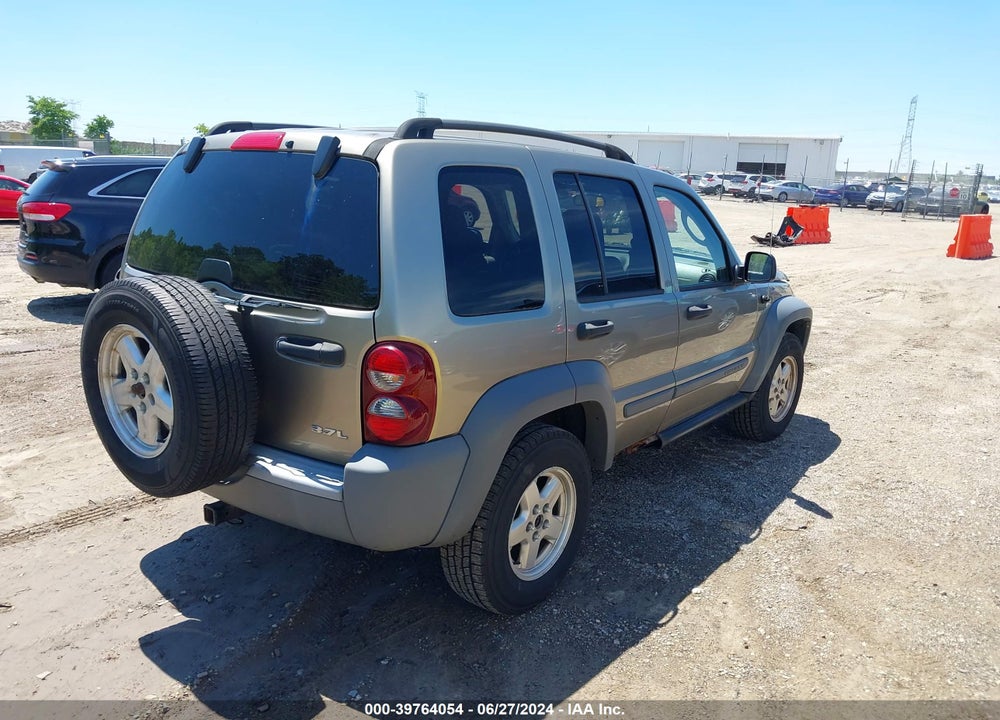 2005 JEEP LIBERTY SPORT VIN: 1J4GL48K65W671562