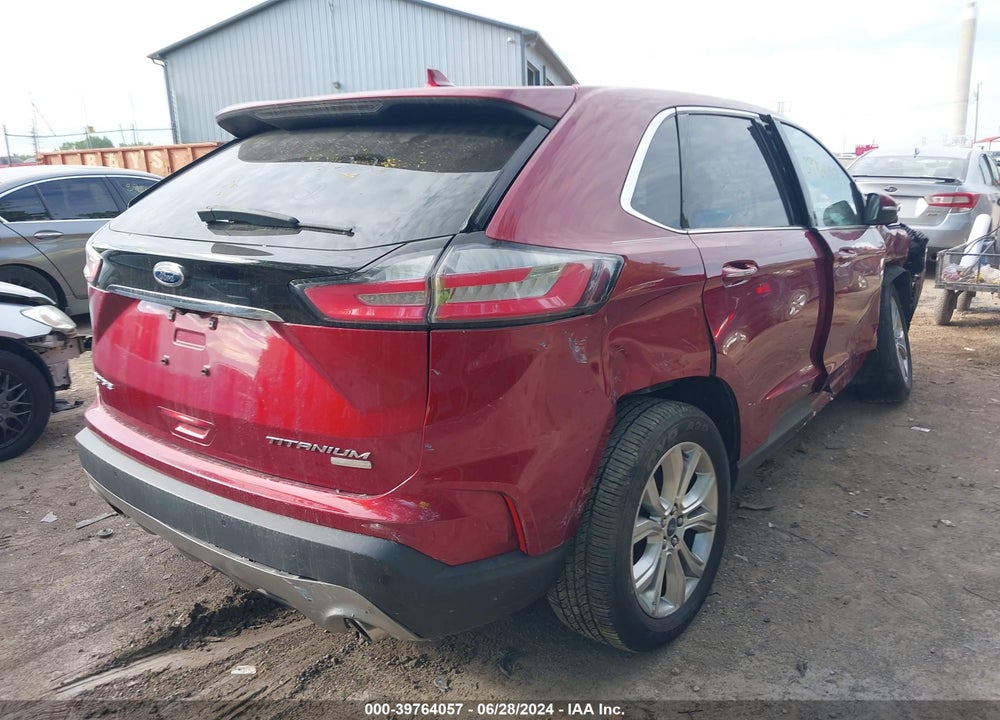 2019 FORD EDGE TITANIUM VIN: 2FMPK3K90KBB31822