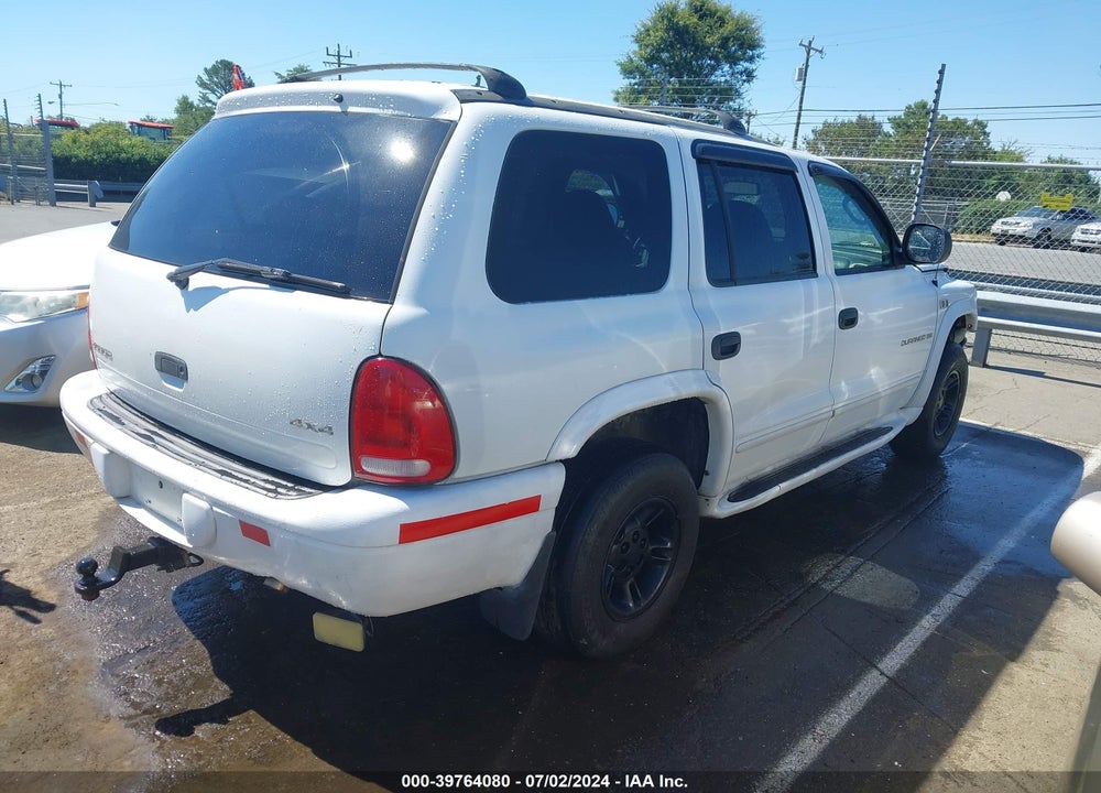 1998 DODGE DURANGO SLT VIN: 1B4HS28Y5WF155472