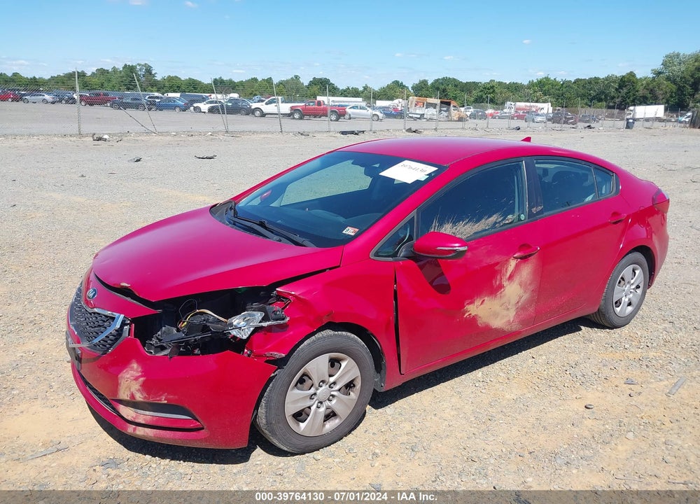 2015 KIA FORTE LX VIN: KNAFX4A69F5387429