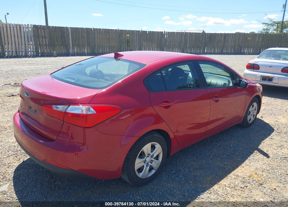 2015 KIA FORTE LX VIN: KNAFX4A69F5387429