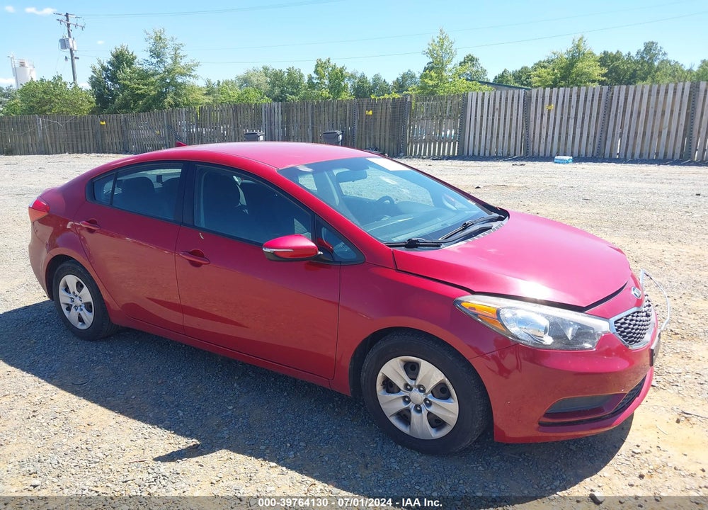 2015 KIA FORTE LX VIN: KNAFX4A69F5387429