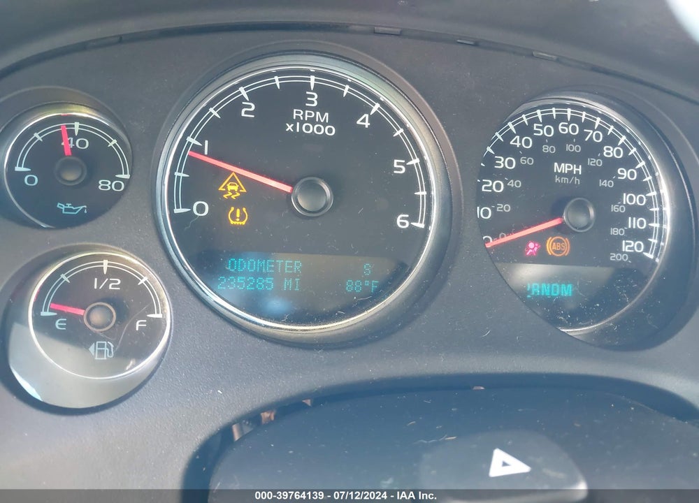2009 CHEVROLET TAHOE SPECIAL SERVICES VIN: 1GNFK030X9R237613