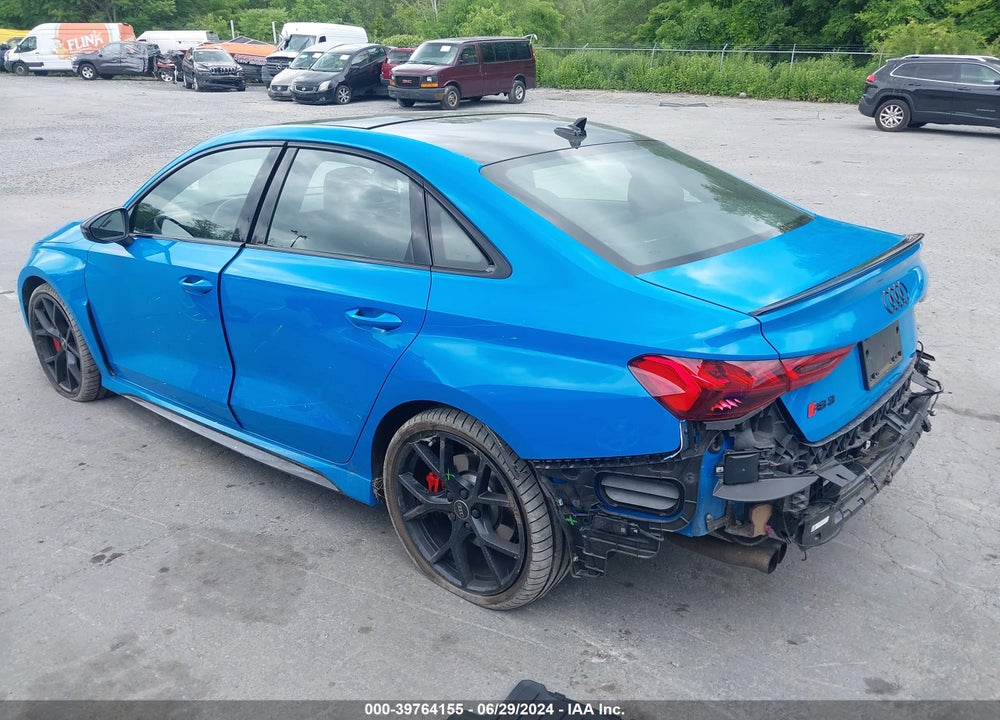 2023 AUDI RS 3 TFSI QUATTRO S TRONIC VIN: WUAG4DGY3PA902445