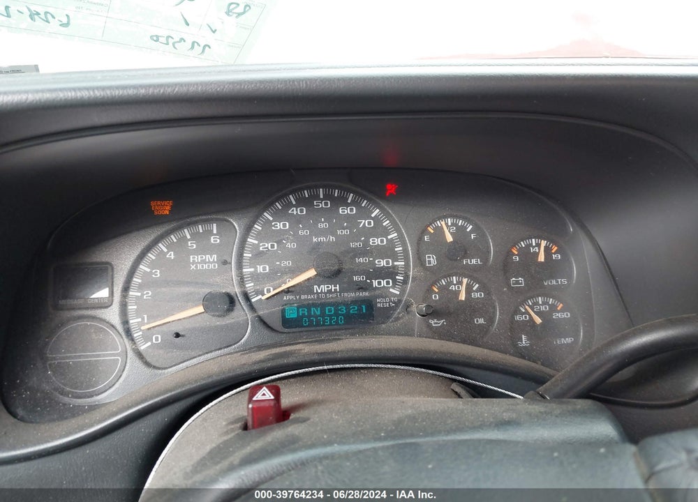 2002 CHEVROLET SILVERADO 1500 VIN: 1GCEK14T62Z251744