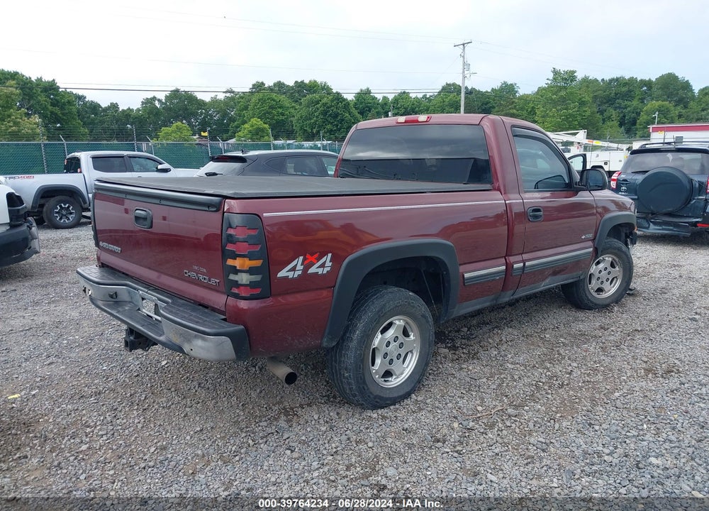 2002 CHEVROLET SILVERADO 1500 VIN: 1GCEK14T62Z251744
