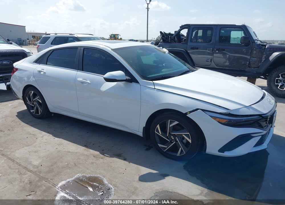 2024 HYUNDAI ELANTRA HYBRID LIMITED VIN: KMHLN4DJ3RU105075