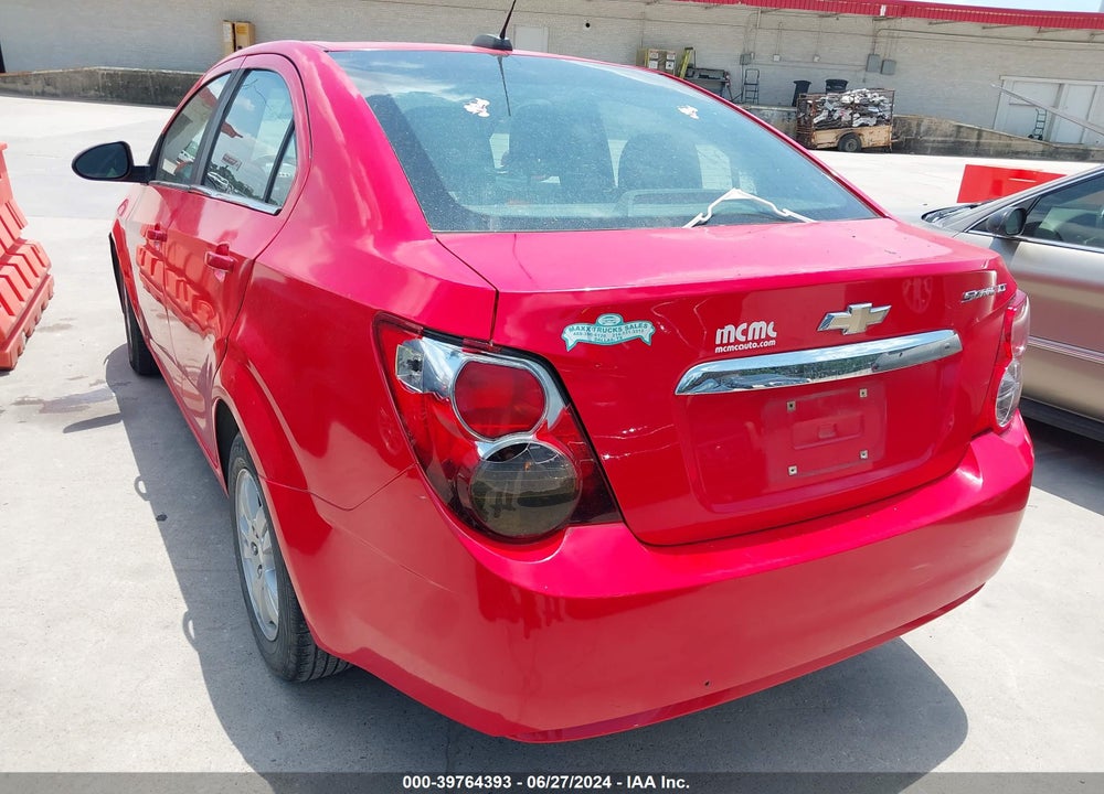 2015 CHEVROLET SONIC LT AUTO VIN: 1G1JC5SH2F4188204