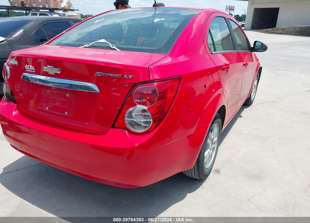 2015 CHEVROLET SONIC LT AUTO VIN: 1G1JC5SH2F4188204