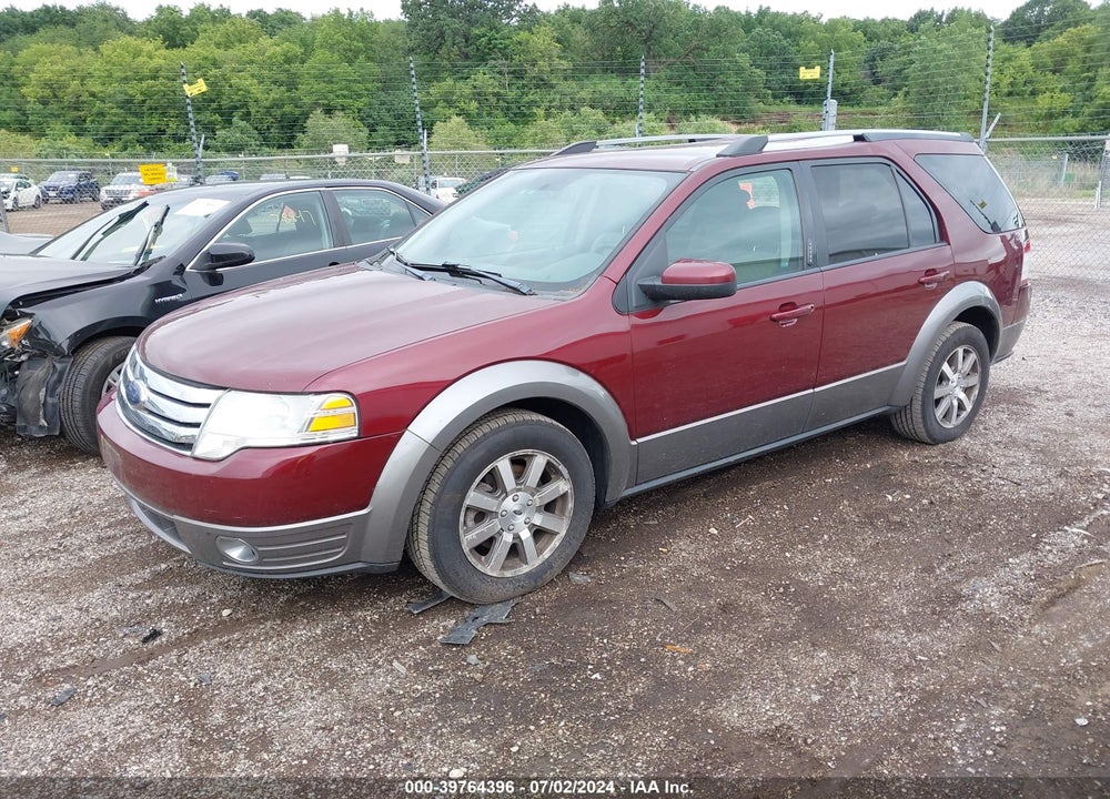 2008 FORD TAURUS X SEL VIN: 1FMDK02W38GA01395