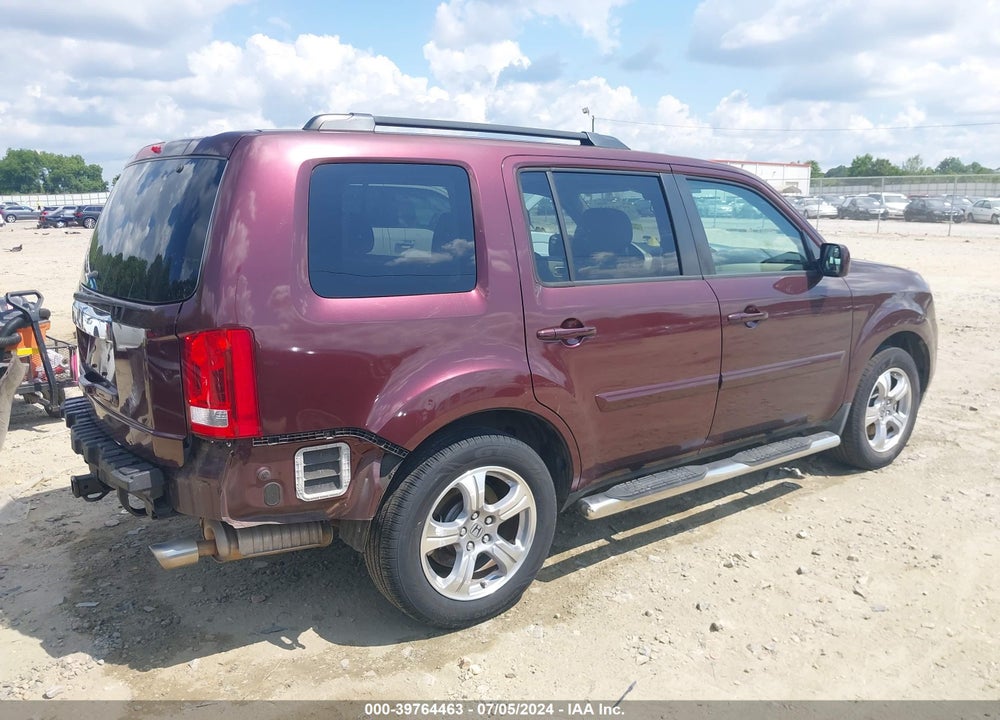 2013 HONDA PILOT EX-L VIN: 5FNYF3H55DB011604